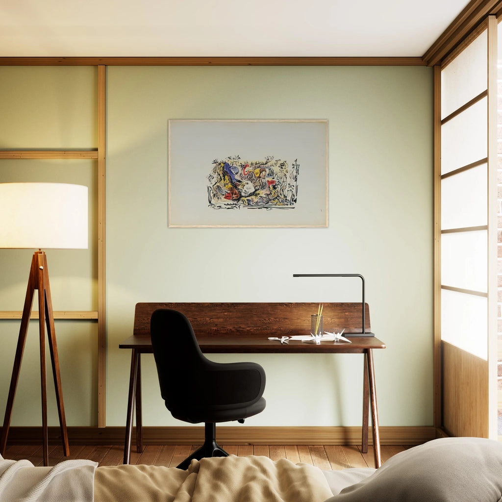 UNTITLED Framed Poster | Jackson Pollock Framed Prints Wall Art | Jackson Pollock Store