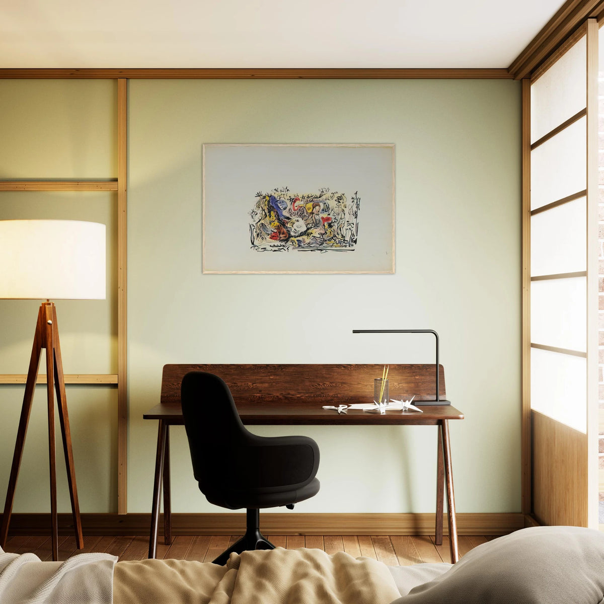 UNTITLED Framed Poster | Jackson Pollock Framed Prints Wall Art | Jackson Pollock Store