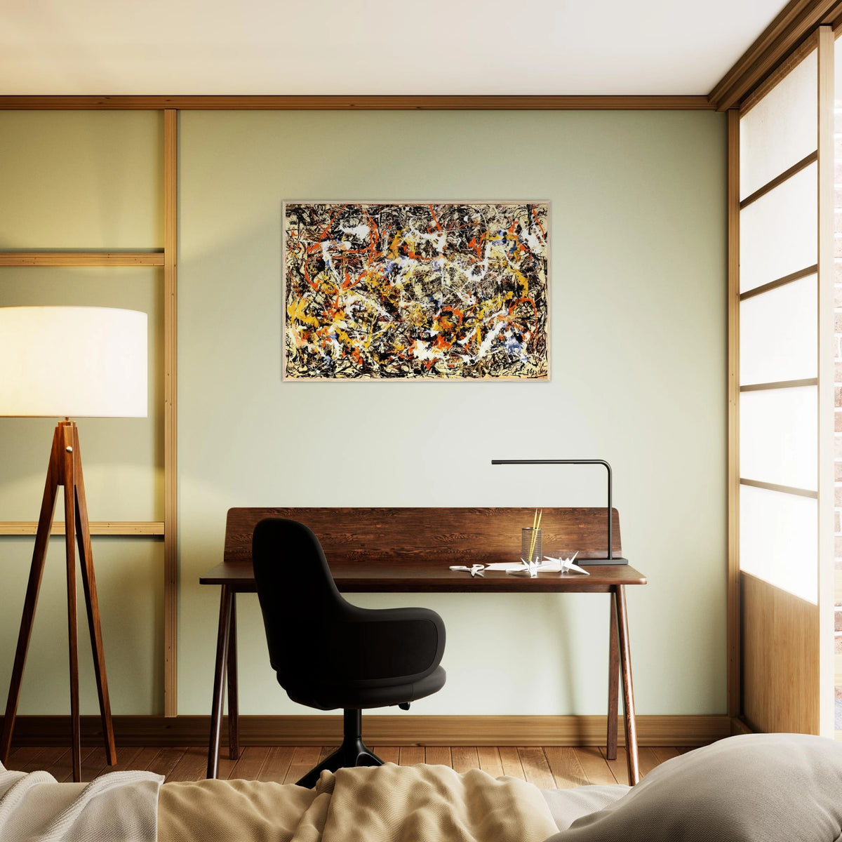 CONVERGENCE 1952 Framed Poster | Jackson Pollock Framed Prints Wall Art | Jackson Pollock Store