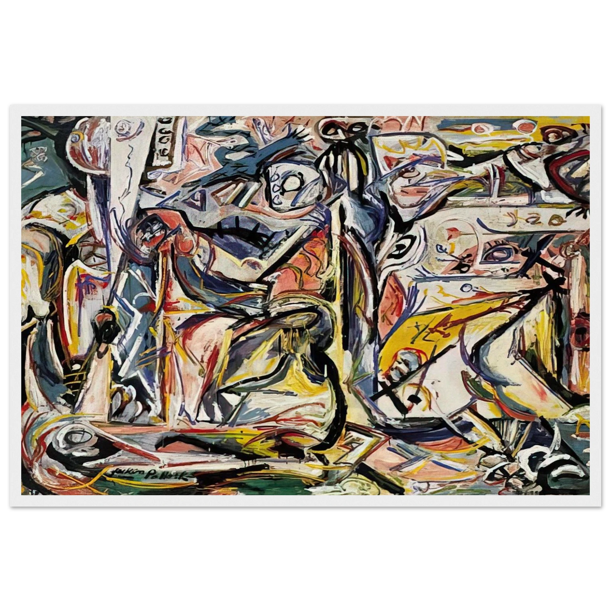 CIRCUMCISION JANUARY 1946 1 Framed Poster | Jackson Pollock Framed Prints Wall Art | Jackson Pollock Store