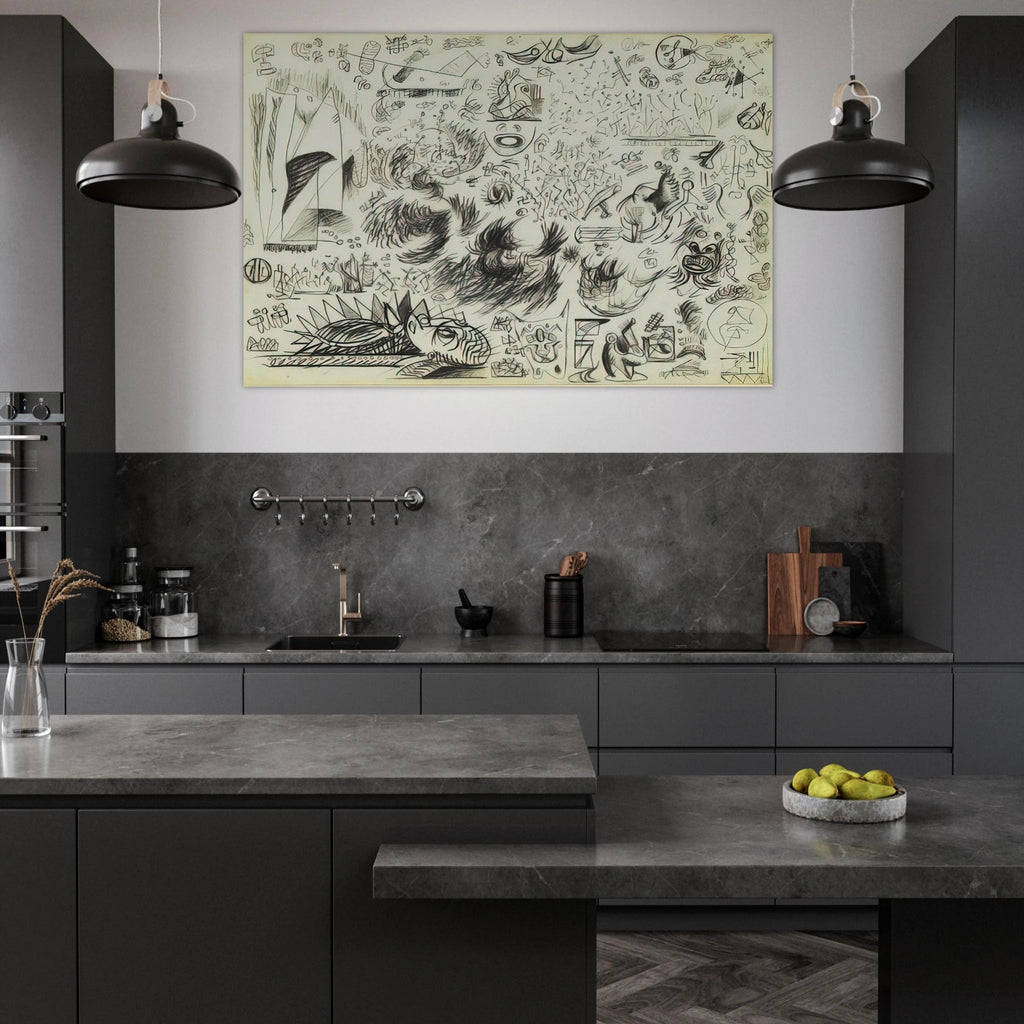 SHEET OF STUDIES 1941 Poster | Jackson Pollock Poster | Jackson Pollock Store