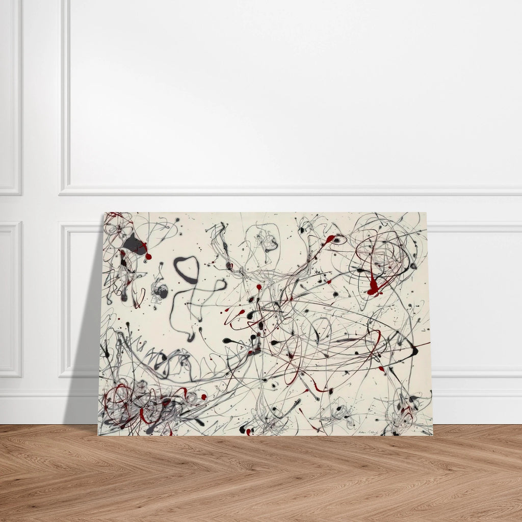 NUMBER 4 GRAY AND RED 1948 Poster | Jackson Pollock Poster | Jackson Pollock Store