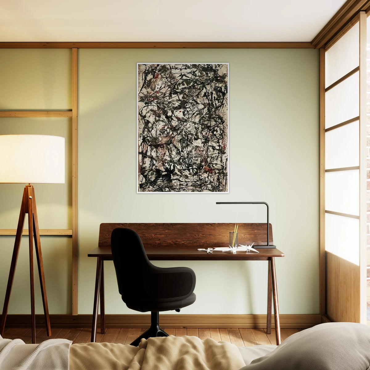 ENCHANTED FOREST 1947 Framed Poster | Jackson Pollock Framed Prints Wall Art | Jackson Pollock Store