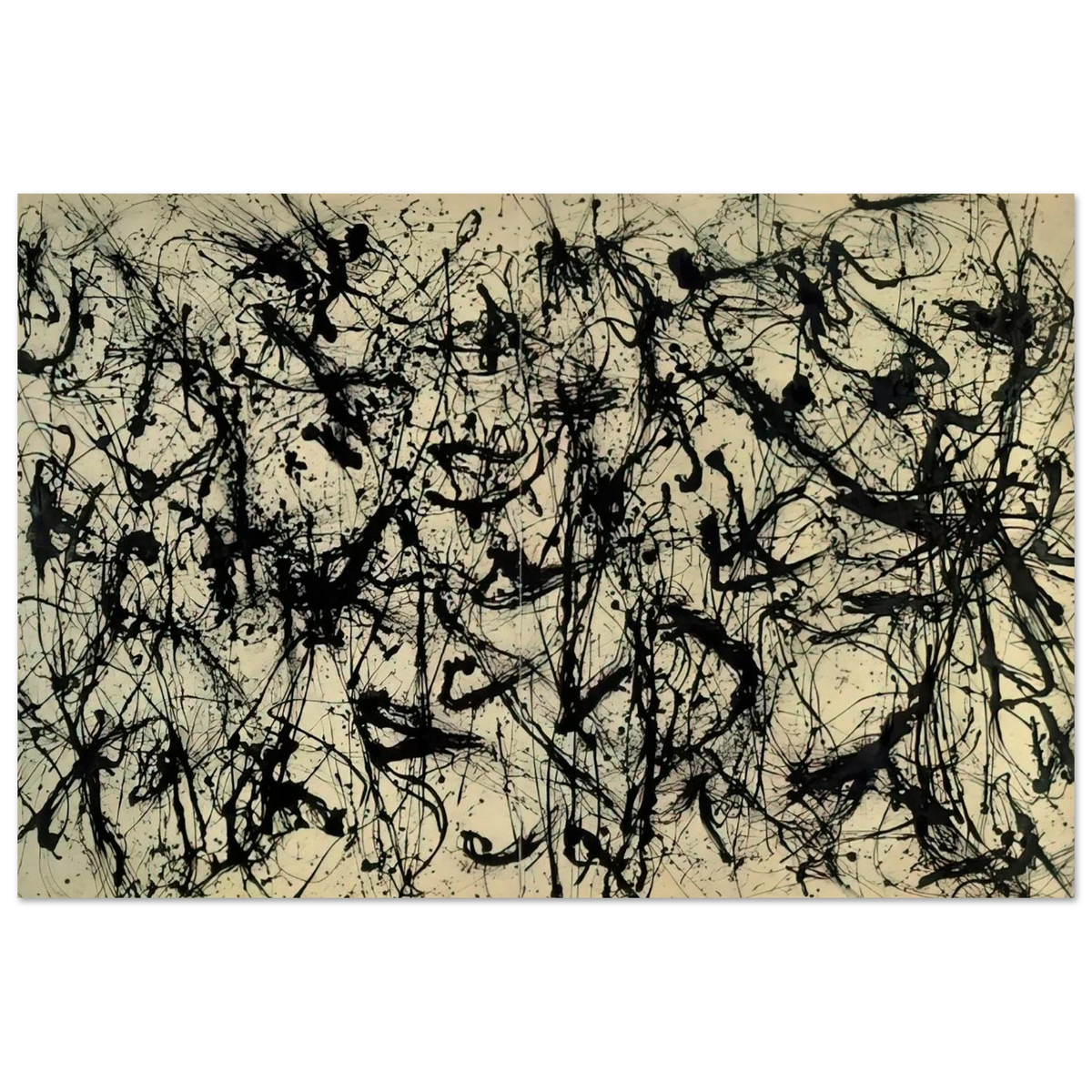 NUMBER 32 1950 Poster | Jackson Pollock Poster | Jackson Pollock Store
