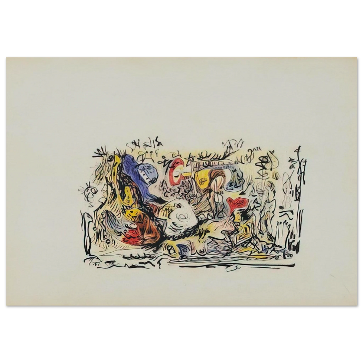 UNTITLED Poster | Jackson Pollock Poster | Jackson Pollock Store