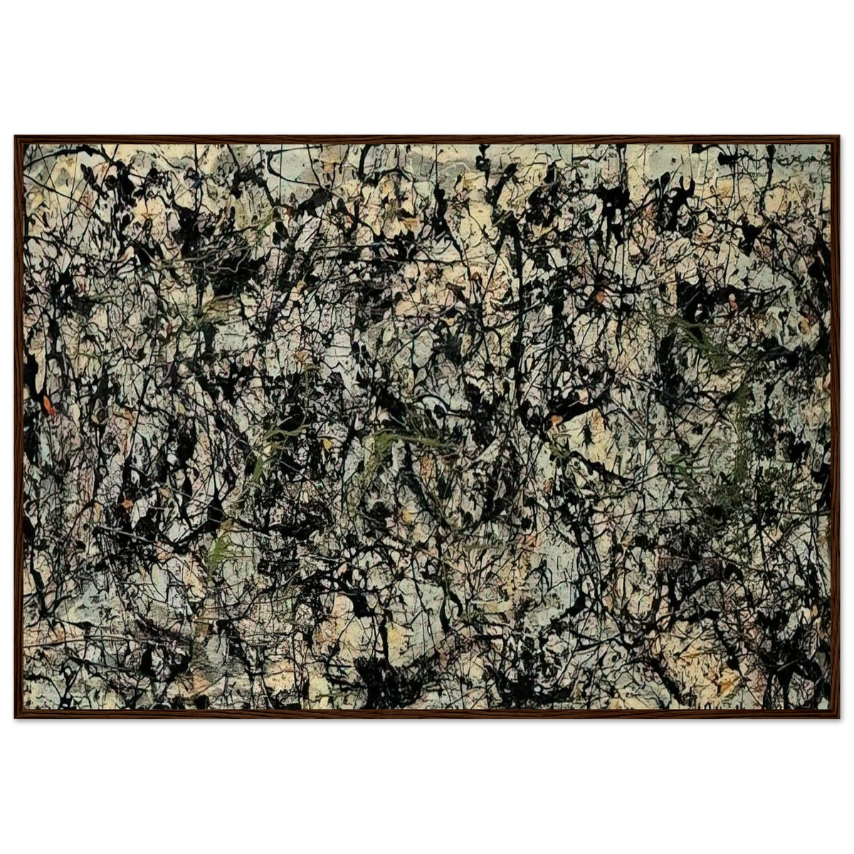 LUCIFER 1947 Framed Poster | Jackson Pollock Framed Prints Wall Art | Jackson Pollock Store