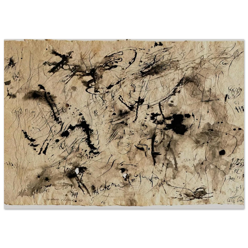 UNTITLED 1951 1 Poster | Jackson Pollock Poster | Jackson Pollock Store