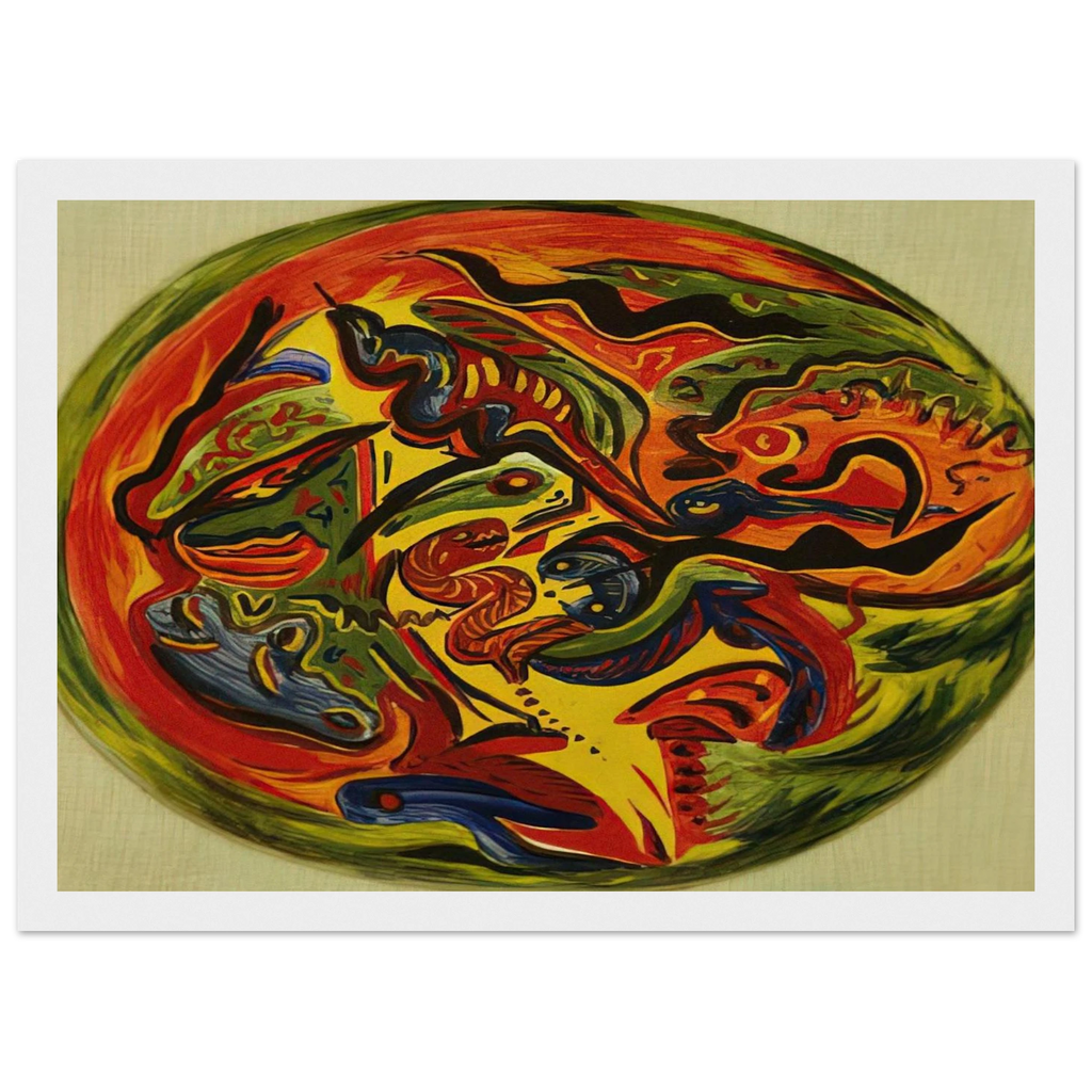 CIRCLE 1941 Framed Poster | Jackson Pollock Framed Prints Wall Art | Jackson Pollock Store