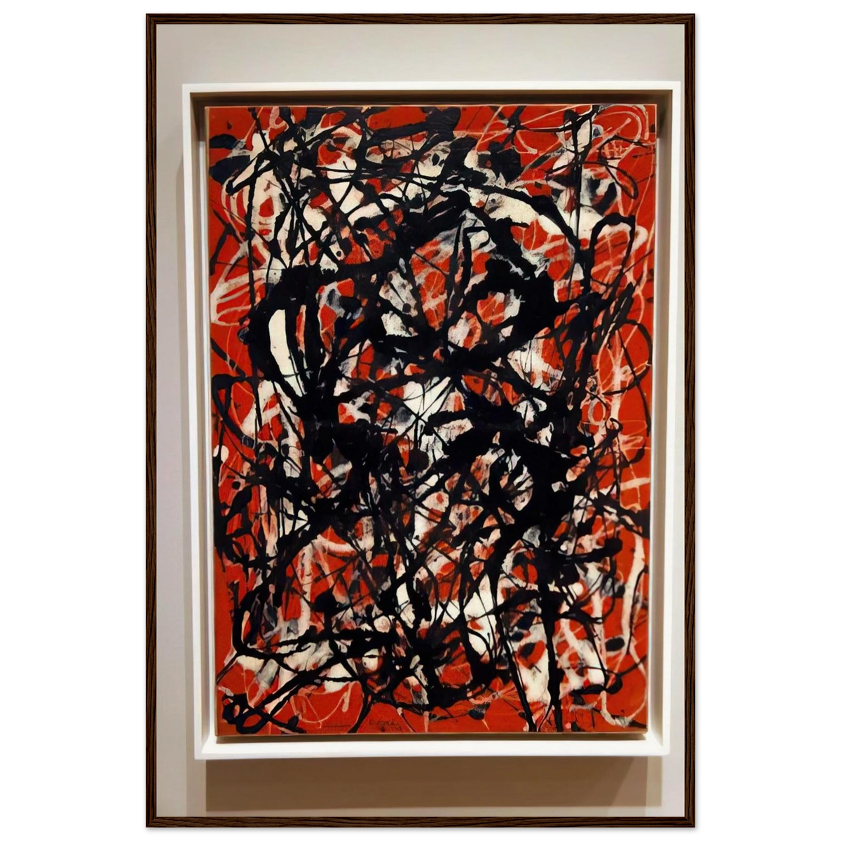 FREE FORM 1946 Framed Poster | Jackson Pollock Framed Prints Wall Art | Jackson Pollock Store