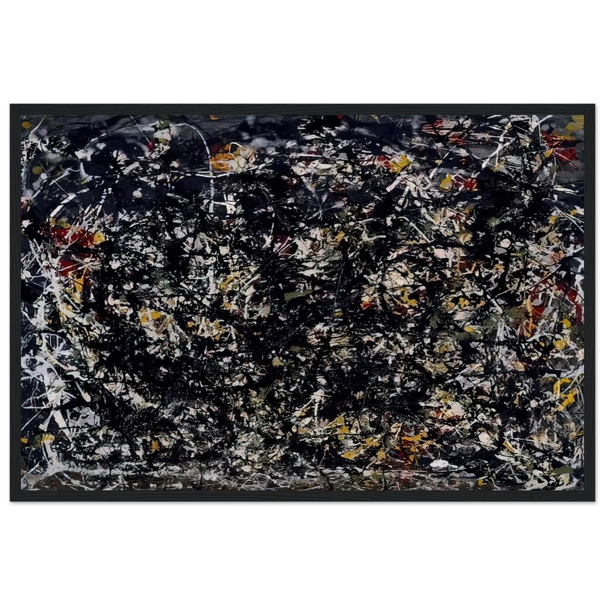 NUMBER 6 1949 Framed Poster | Jackson Pollock Framed Prints Wall Art | Jackson Pollock Store