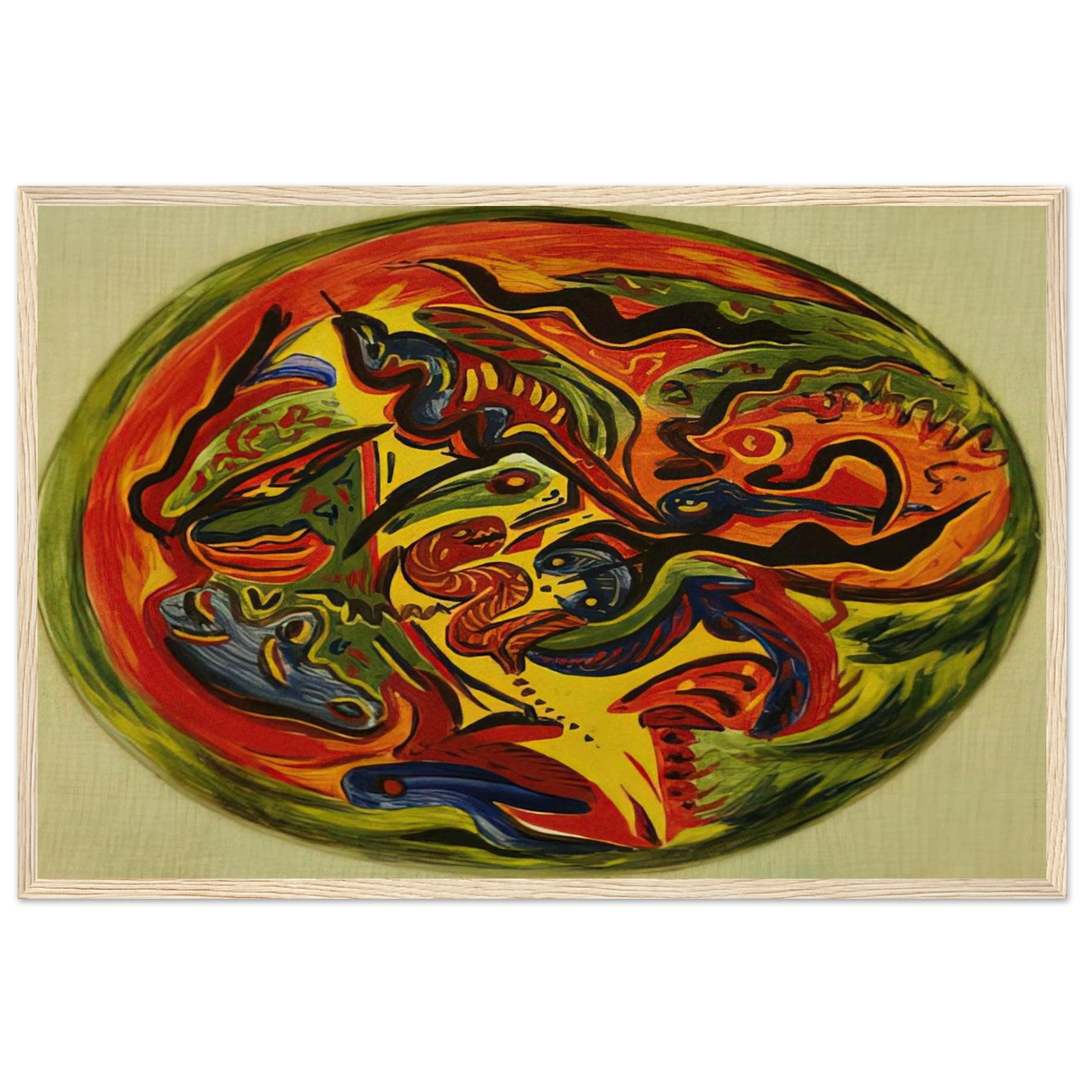 CIRCLE 1941 Framed Poster | Jackson Pollock Framed Prints Wall Art | Jackson Pollock Store