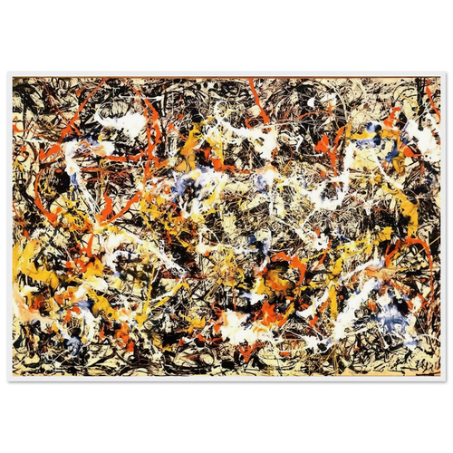CONVERGENCE 1952 Framed Poster | Jackson Pollock Framed Prints Wall Art | Jackson Pollock Store