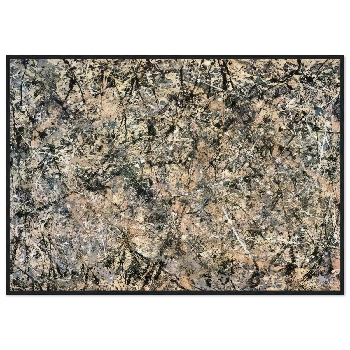 NUMBER 1 LAVENDER MIST 1950 1 Framed Poster | Jackson Pollock Framed Prints Wall Art | Jackson Pollock Store
