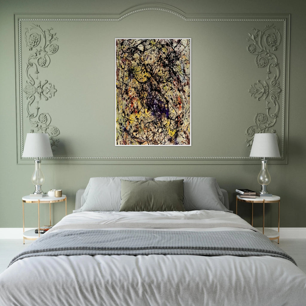 REFLECTIONS OF THE BIG DIPPER 1947 Framed Poster | Jackson Pollock Framed Prints Wall Art | Jackson Pollock Store