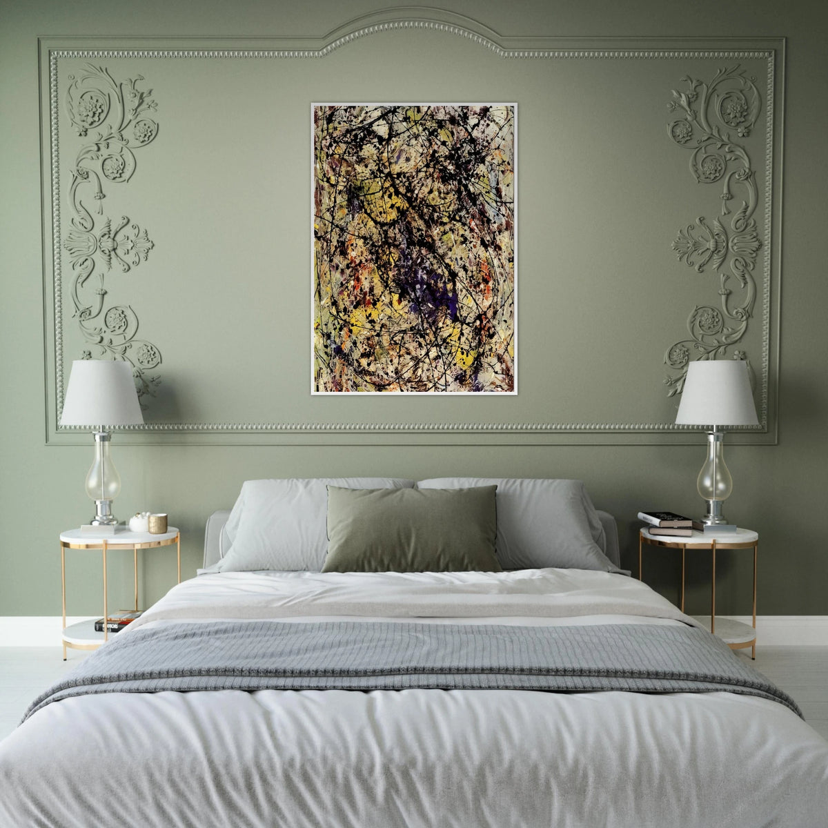 REFLECTIONS OF THE BIG DIPPER 1947 Framed Poster | Jackson Pollock Framed Prints Wall Art | Jackson Pollock Store