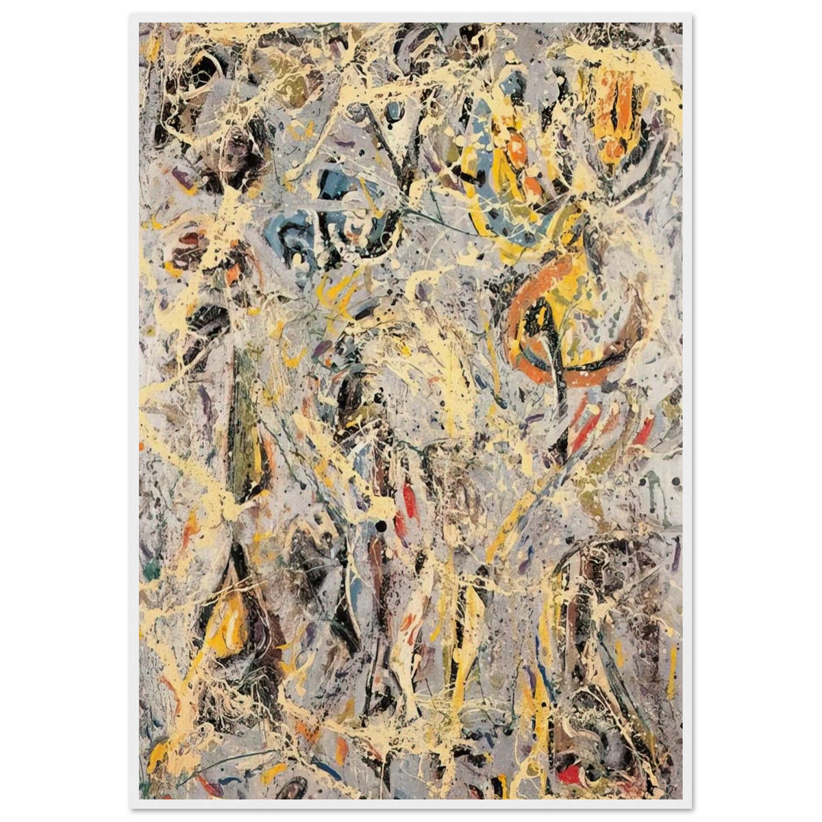 GALAXY 1947 Framed Poster | Jackson Pollock Framed Prints Wall Art | Jackson Pollock Store