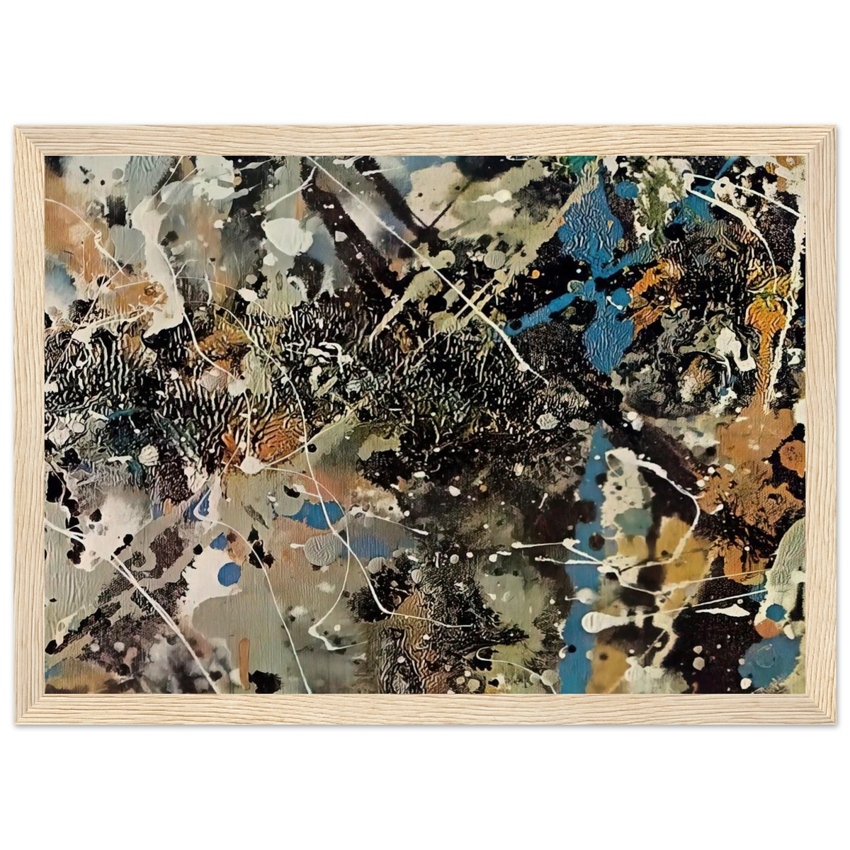 NOT_DETECTED_185248 Framed Poster | Jackson Pollock Framed Prints Wall Art | Jackson Pollock Store