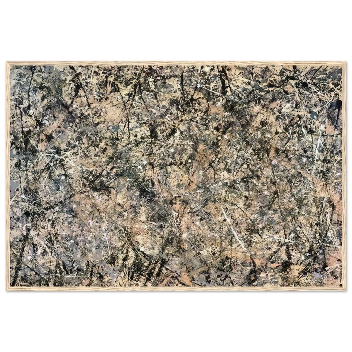NUMBER 1 LAVENDER MIST 1950 1 Framed Poster | Jackson Pollock Framed Prints Wall Art | Jackson Pollock Store