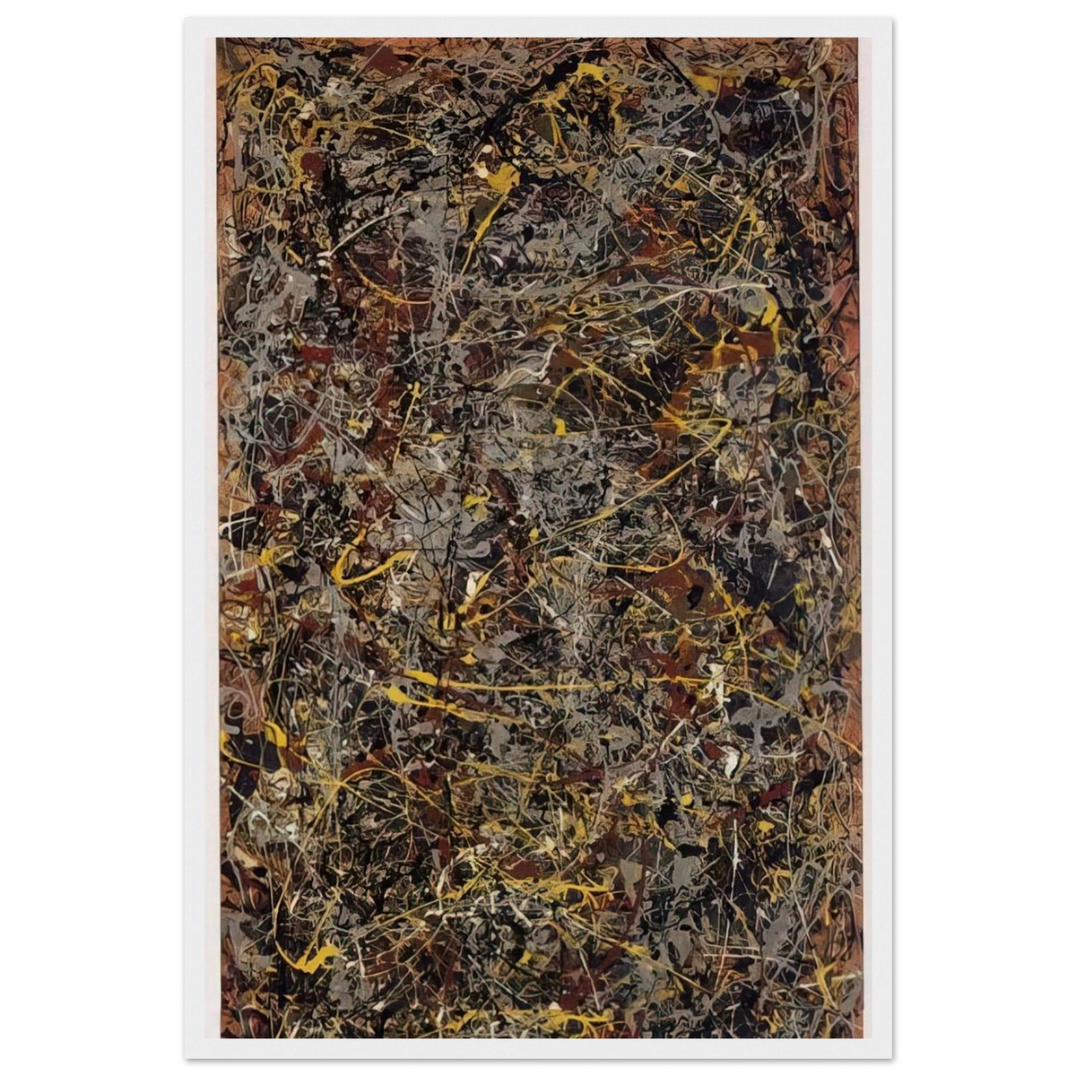 NUMBER 5 1948 1 Framed Poster | Jackson Pollock Framed Prints Wall Art | Jackson Pollock Store