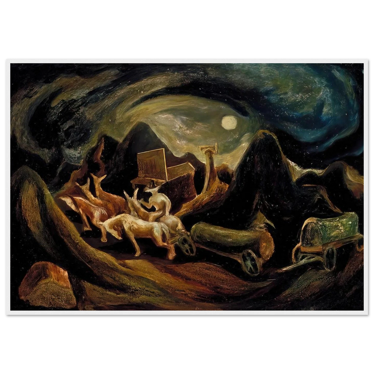 GOING WEST 1935 1 Framed Poster | Jackson Pollock Framed Prints Wall Art | Jackson Pollock Store