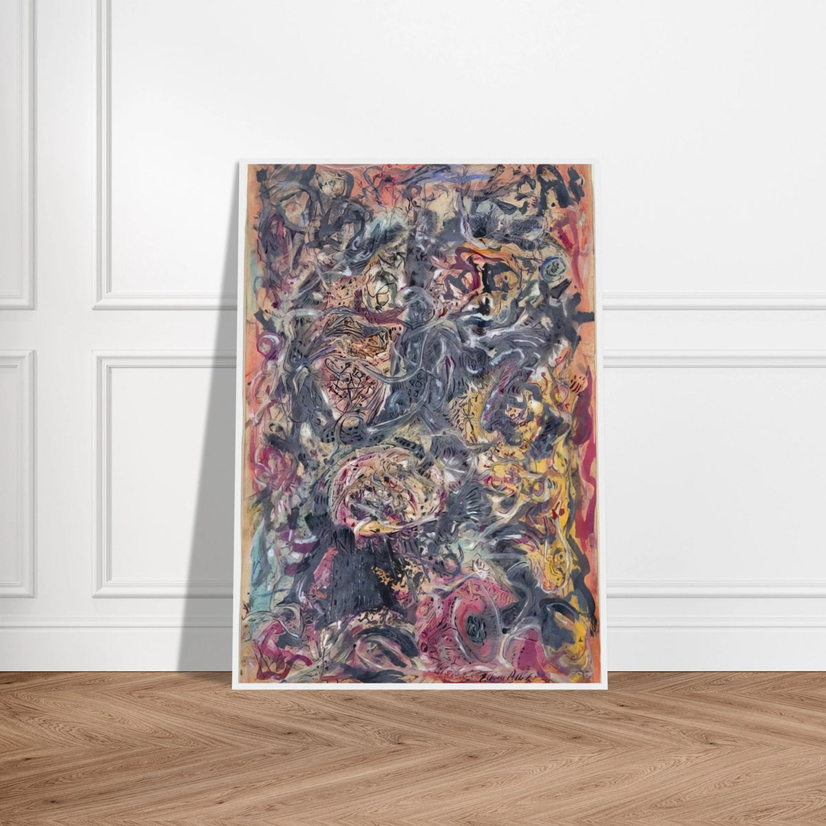 PATTERN Framed Poster | Jackson Pollock Framed Prints Wall Art | Jackson Pollock Store