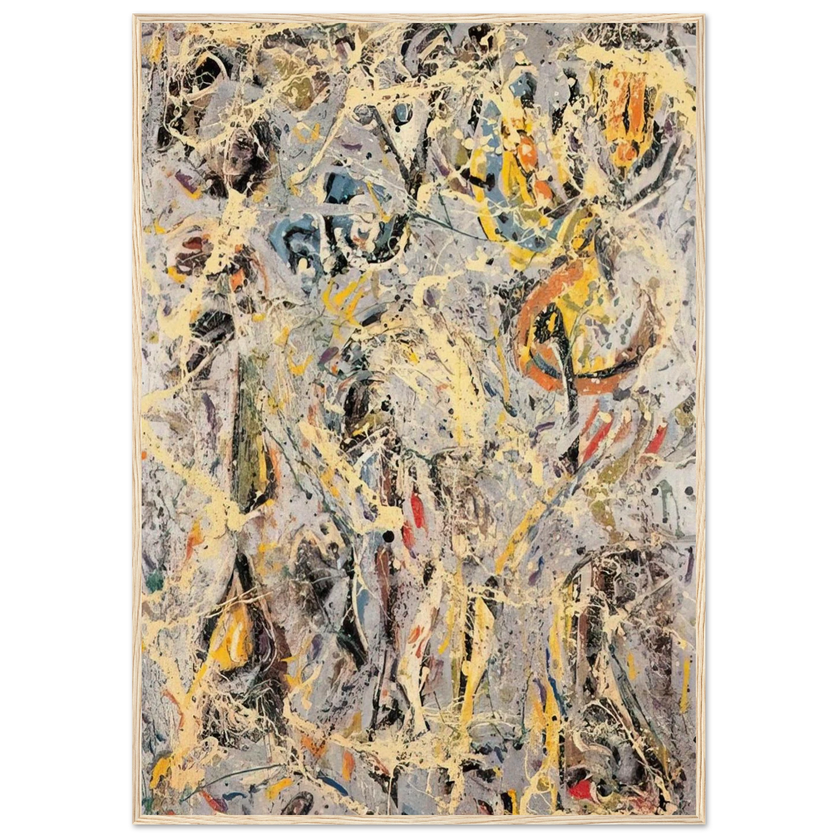 GALAXY 1947 Framed Poster | Jackson Pollock Framed Prints Wall Art | Jackson Pollock Store
