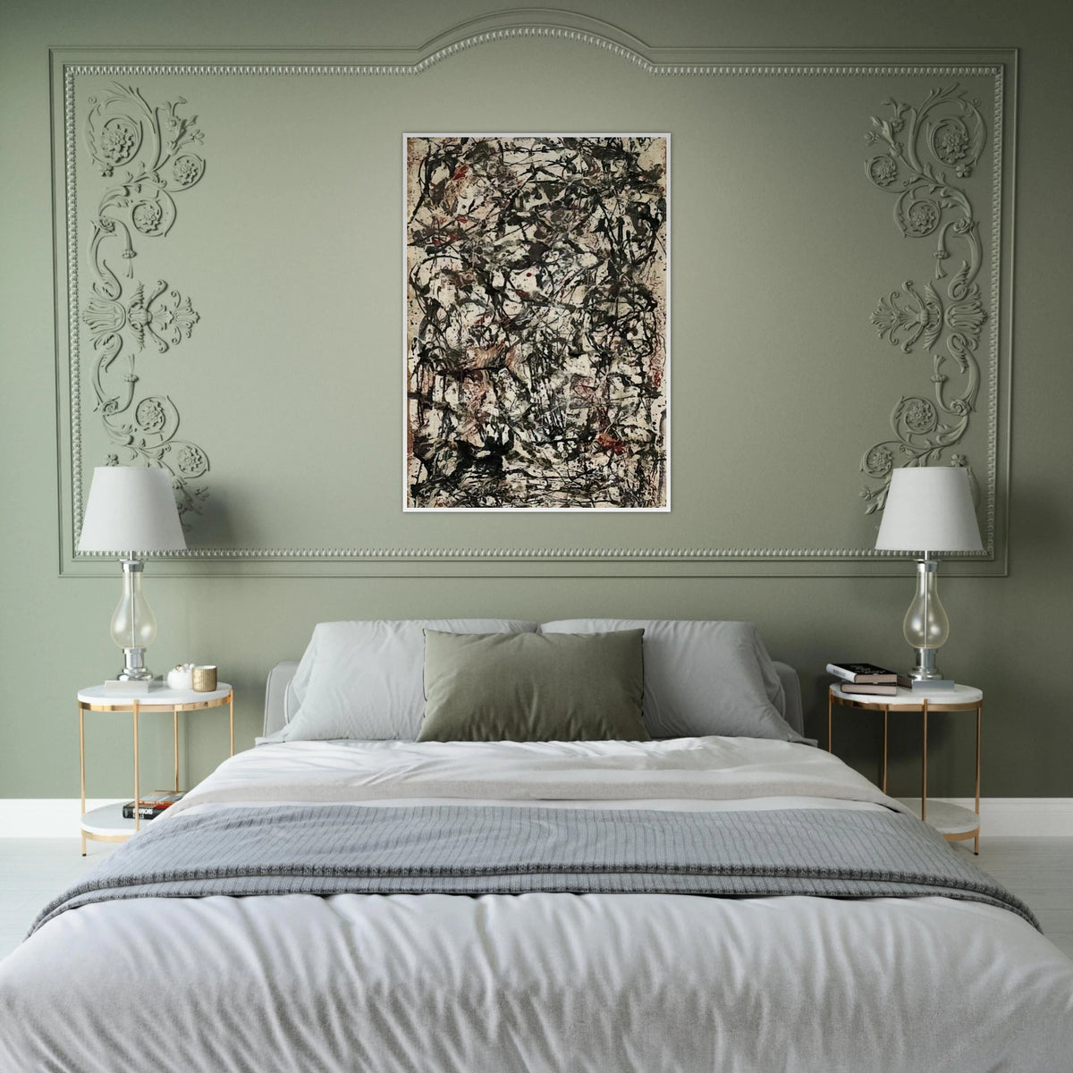ENCHANTED FOREST 1947 Framed Poster | Jackson Pollock Framed Prints Wall Art | Jackson Pollock Store