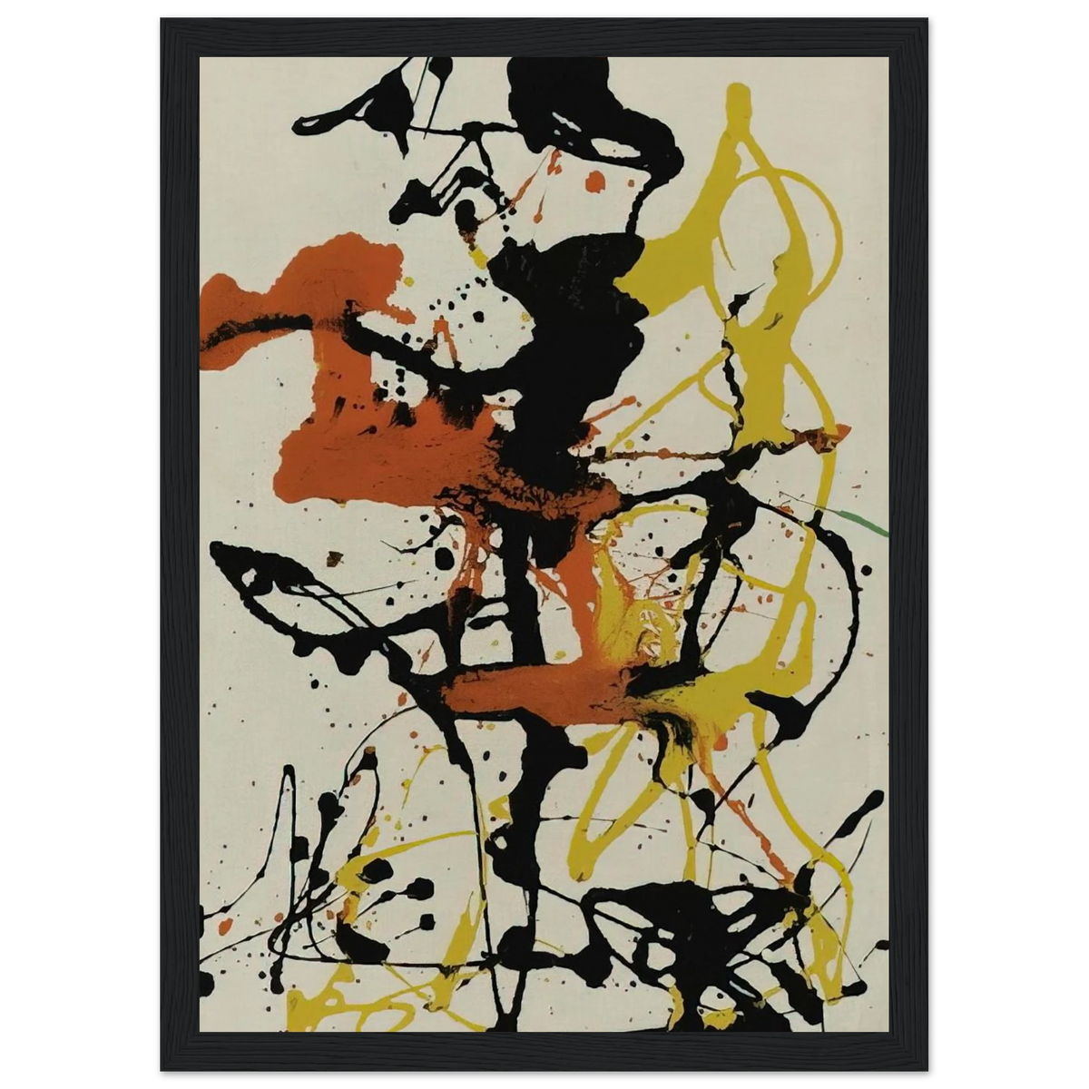 NUMBER 26 1949 Framed Poster | Jackson Pollock Framed Prints Wall Art | Jackson Pollock Store