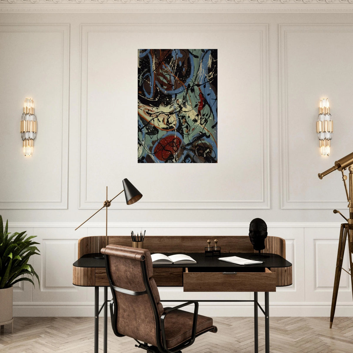 COMPOSITION WITH POURING II Canvas | Jackson Pollock Canvas | Jackson Pollock Store