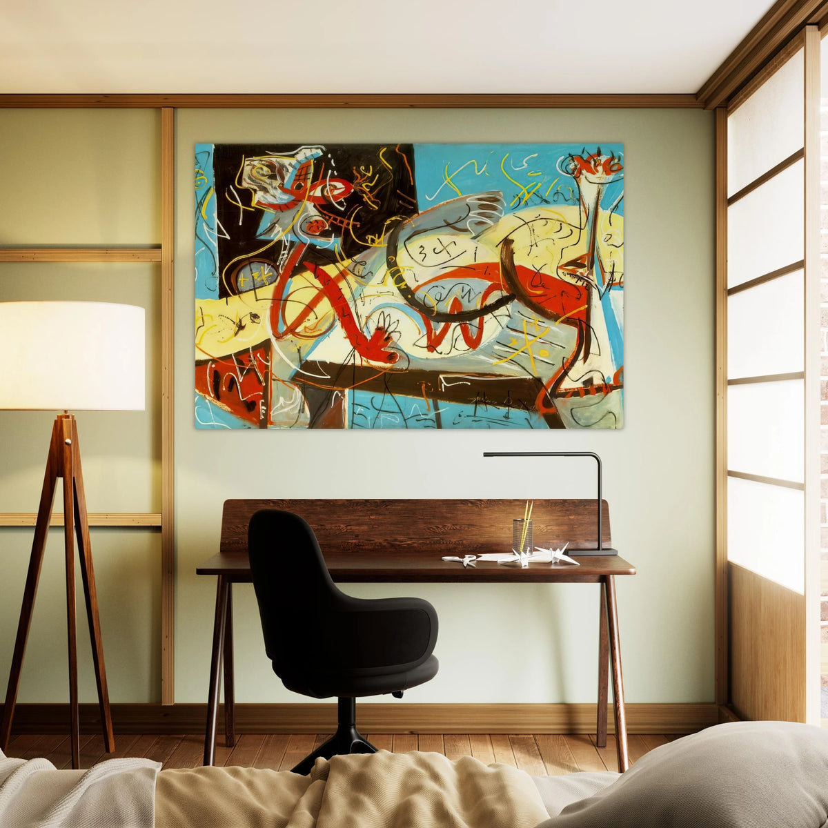 STENOGRAPHIC FIGURE Poster | Jackson Pollock Poster | Jackson Pollock Store