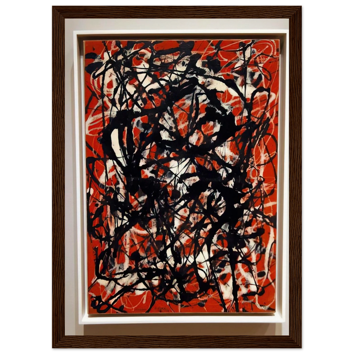 FREE FORM 1946 Framed Poster | Jackson Pollock Framed Prints Wall Art | Jackson Pollock Store