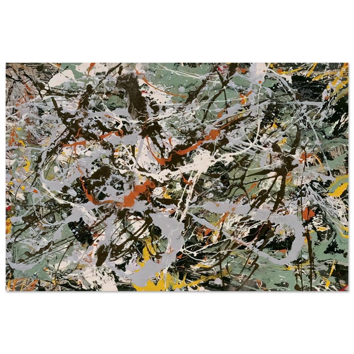 UNTITLED GREEN SILVER 1949 Poster | Jackson Pollock Poster | Jackson Pollock Store