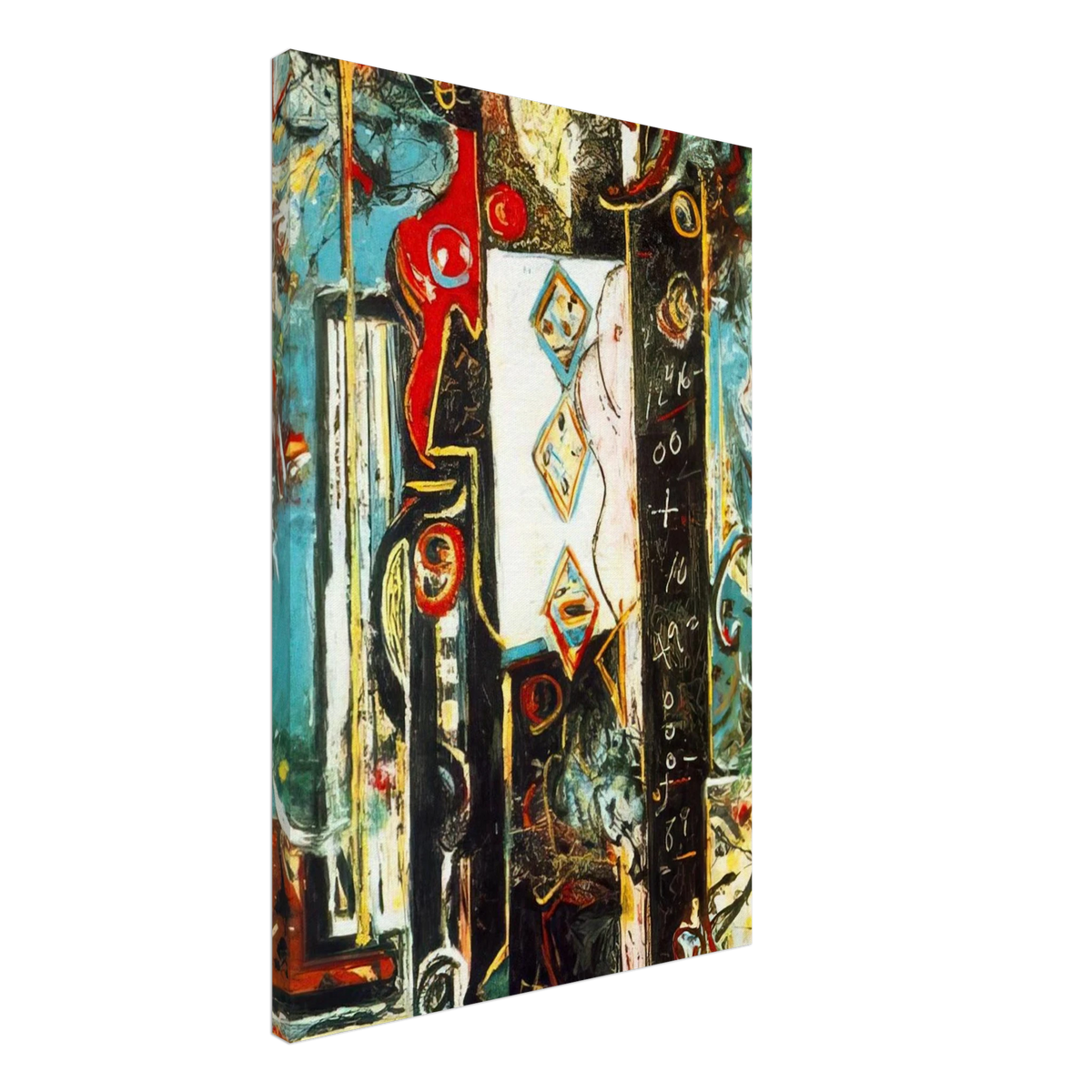 MALE AND FEMALE Canvas | Jackson Pollock Canvas | Jackson Pollock Store