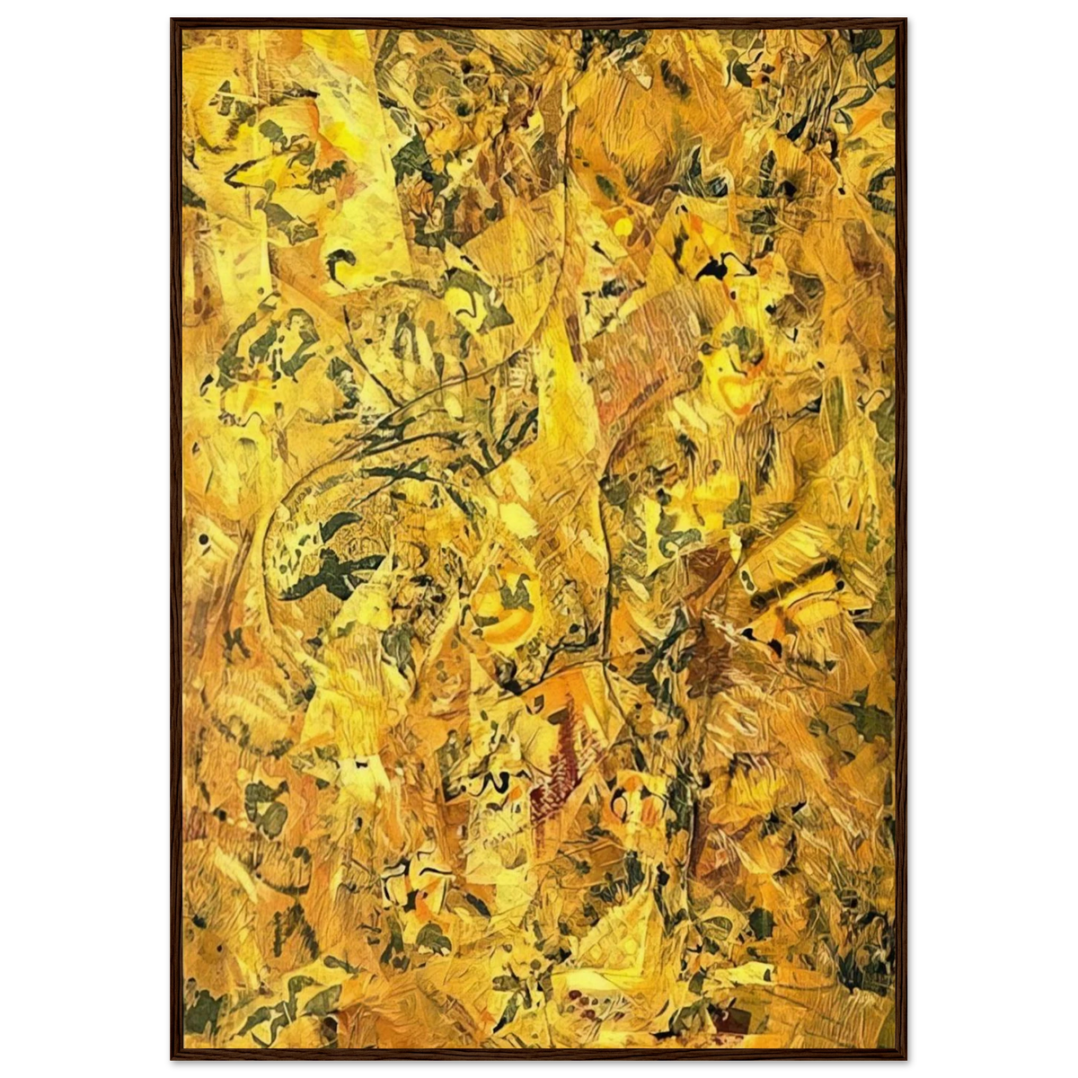 NUMBER 2 Framed Poster | Jackson Pollock Framed Prints Wall Art | Jackson Pollock Store