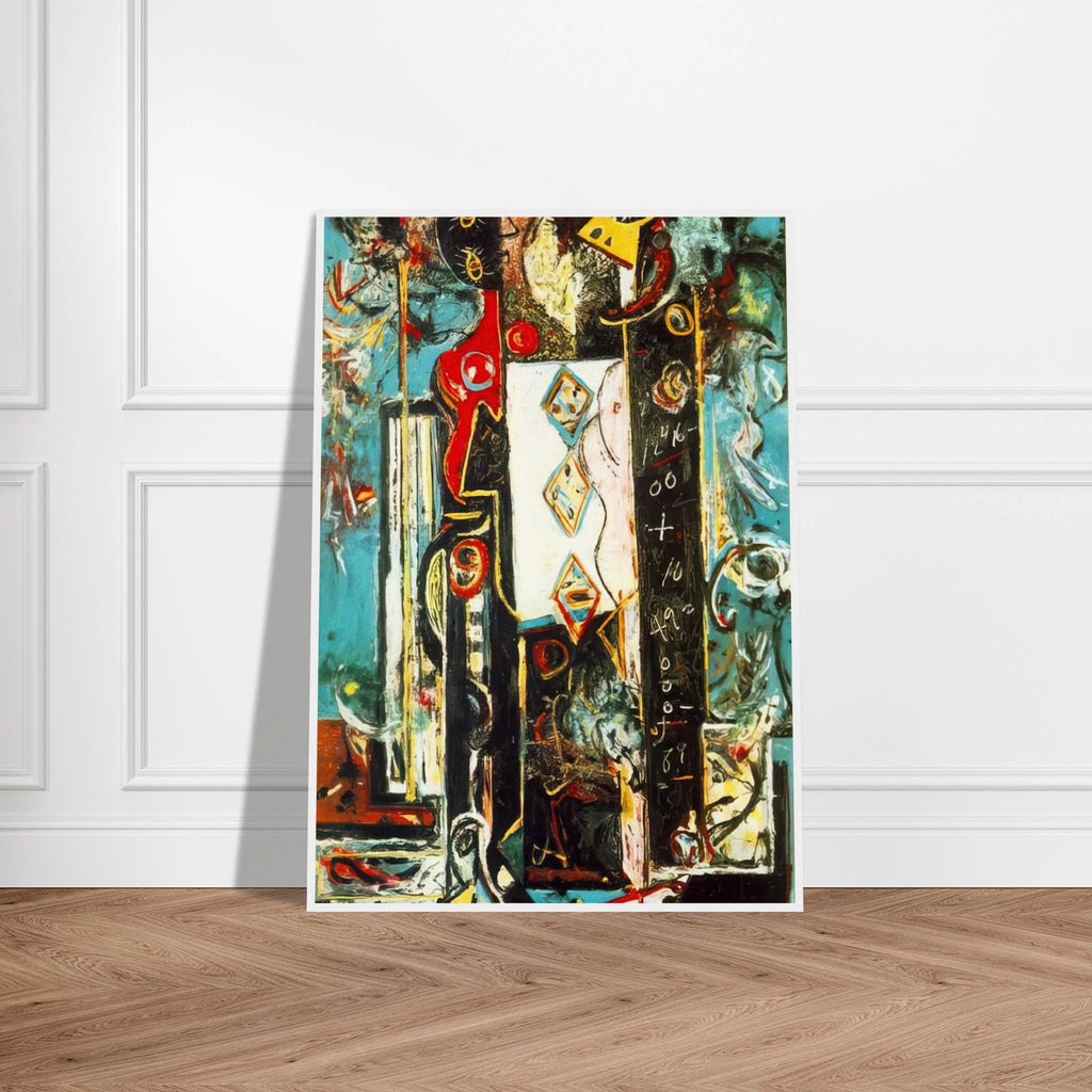 MALE AND FEMALE Framed Poster | Jackson Pollock Framed Prints Wall Art | Jackson Pollock Store
