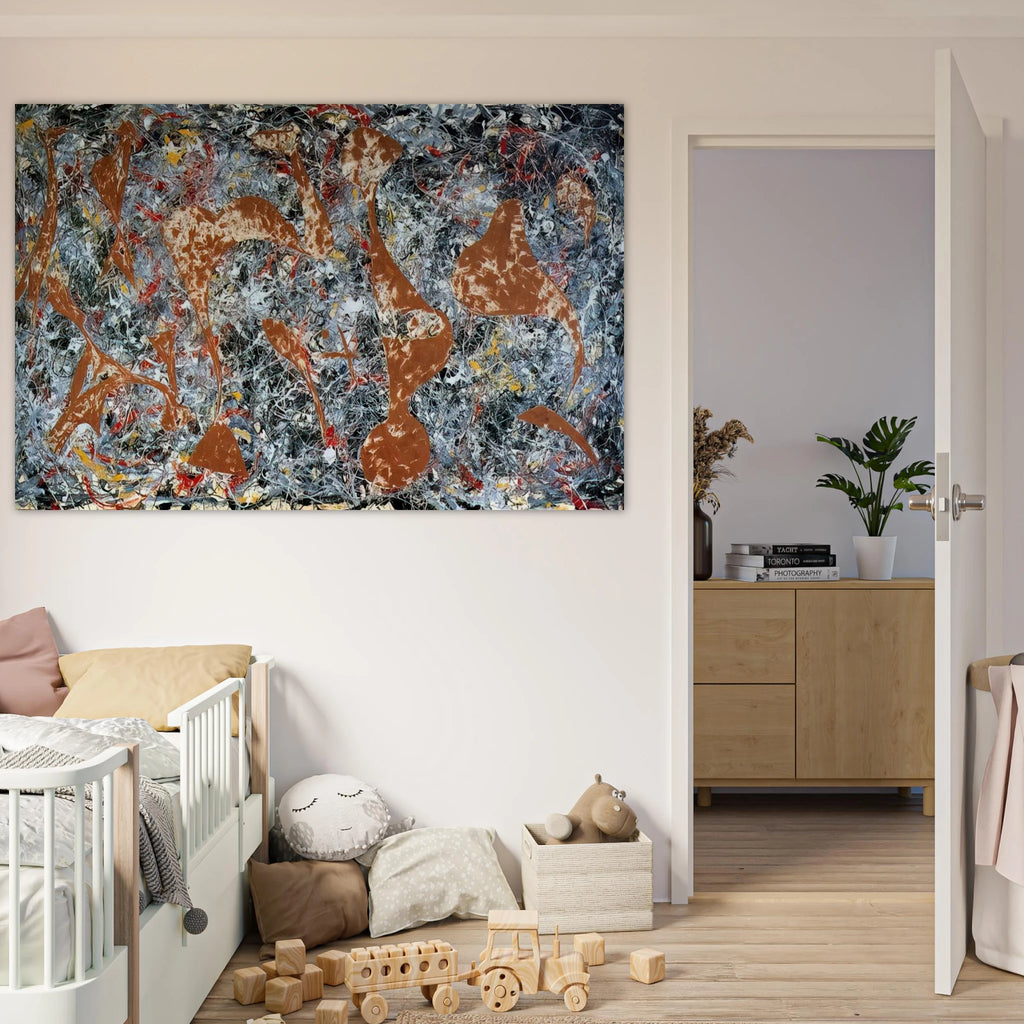 NUMBER 7 OUT OF THE WEB 1949 Poster | Jackson Pollock Poster | Jackson Pollock Store
