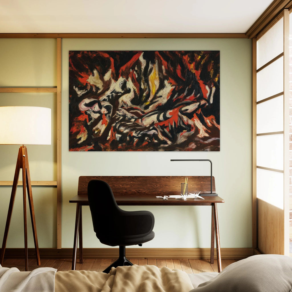THE FLAME 1938 Poster | Jackson Pollock Poster | Jackson Pollock Store