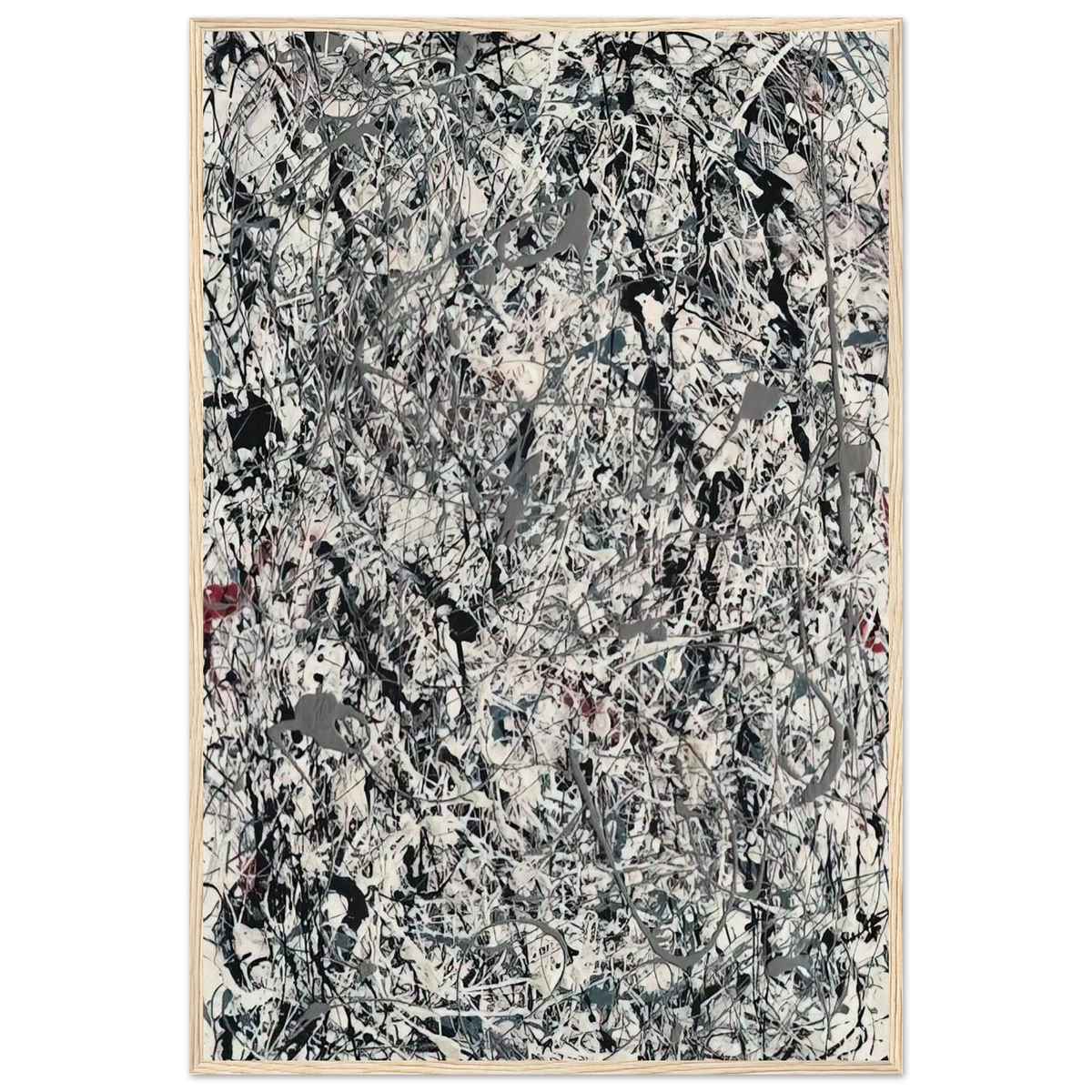NUMBER 19 1948 Framed Poster | Jackson Pollock Framed Prints Wall Art | Jackson Pollock Store