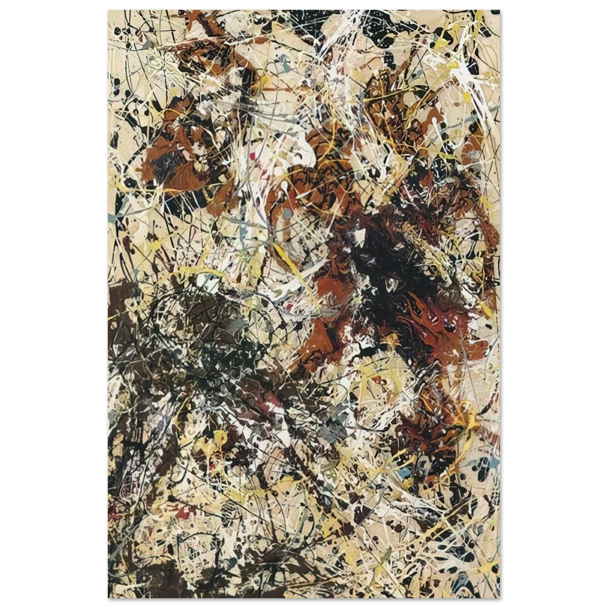 NUMBER 12 1949 Poster | Jackson Pollock Poster | Jackson Pollock Store