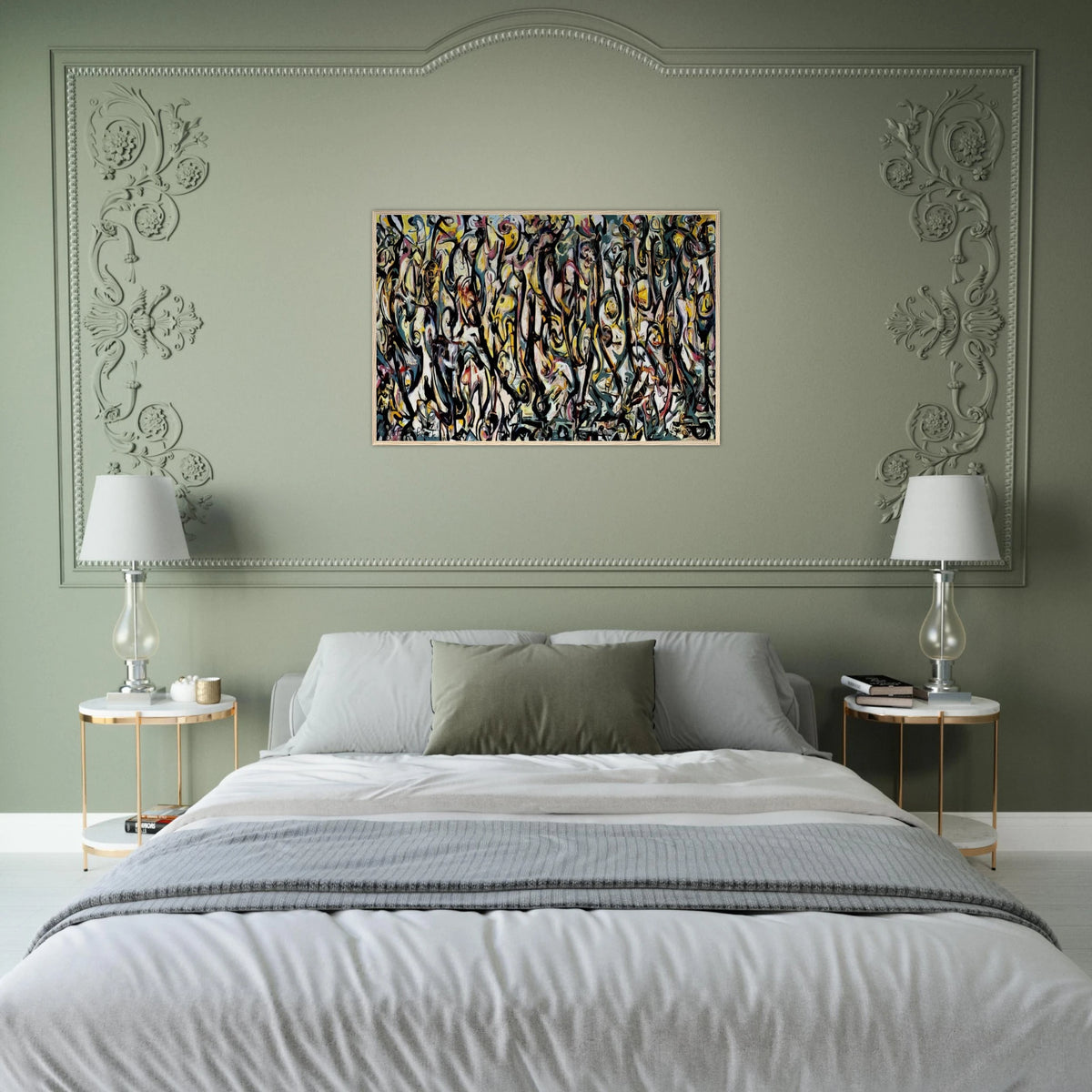 MURAL 1943 1 Framed Poster | Jackson Pollock Framed Prints Wall Art | Jackson Pollock Store
