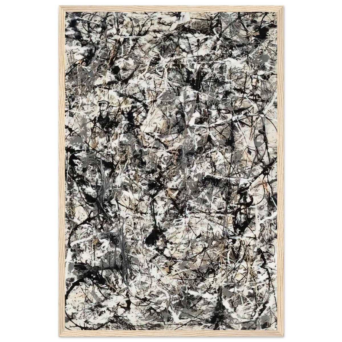 CATHEDRAL 1947 Framed Poster | Jackson Pollock Framed Prints Wall Art | Jackson Pollock Store