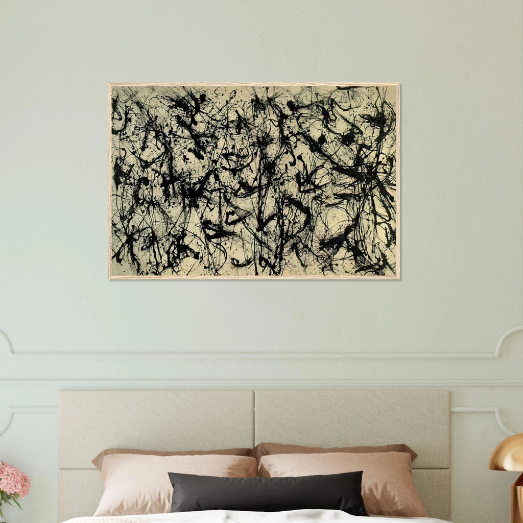 NUMBER 32 1950 Framed Poster | Jackson Pollock Framed Prints Wall Art | Jackson Pollock Store