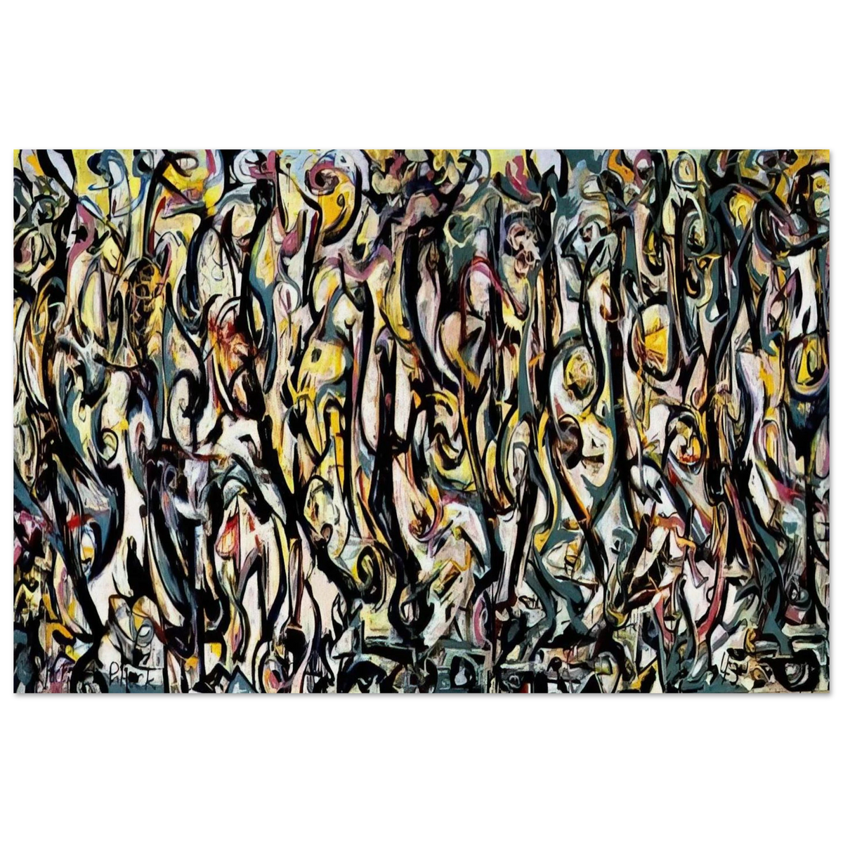 MURAL 1943 1 Poster | Jackson Pollock Poster | Jackson Pollock Store