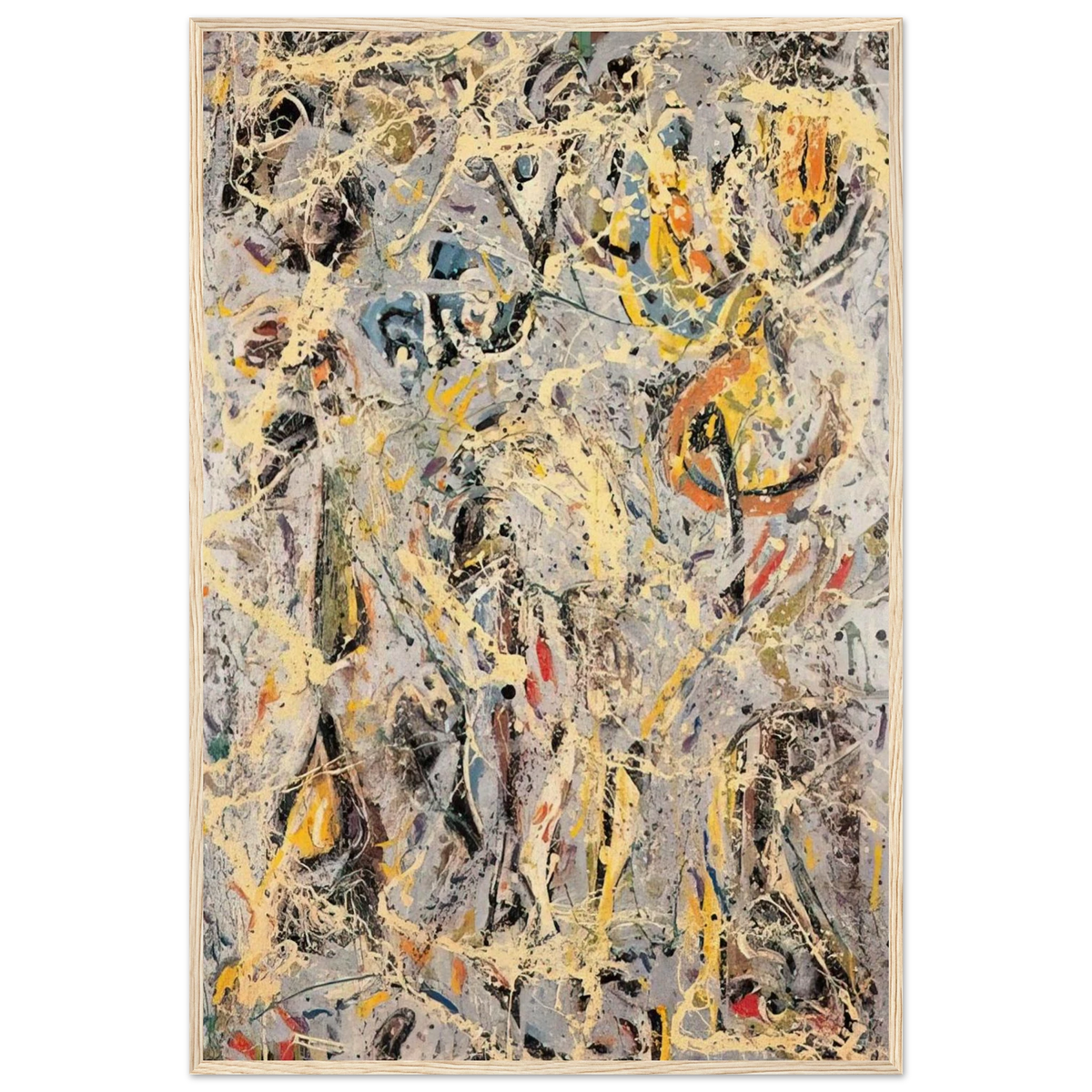 GALAXY 1947 Framed Poster | Jackson Pollock Framed Prints Wall Art | Jackson Pollock Store