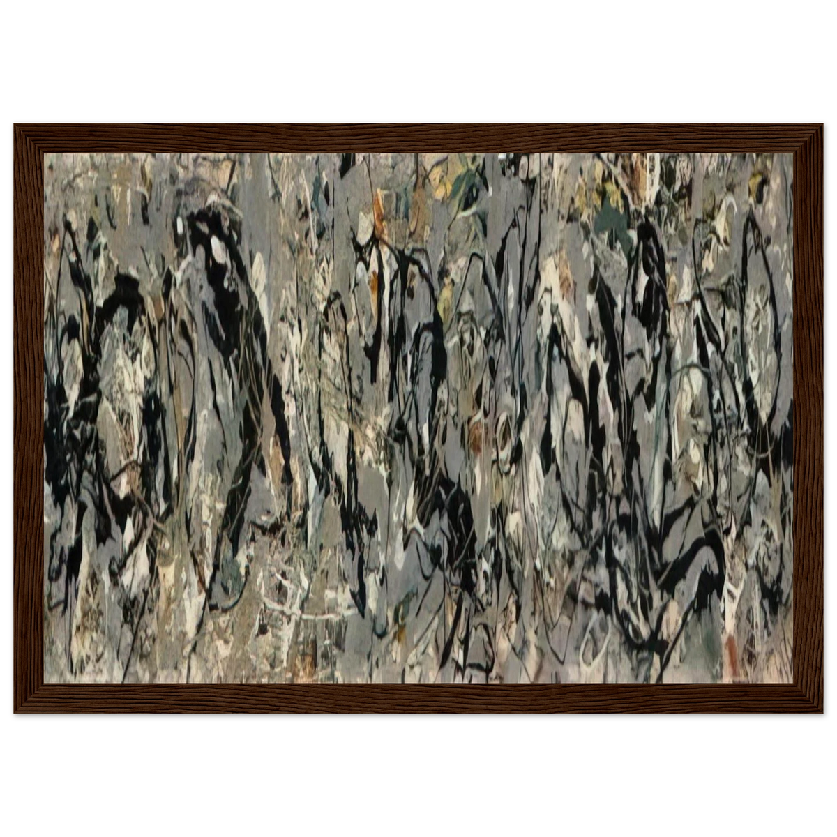 NUMBER 10 1949 Framed Poster | Jackson Pollock Framed Prints Wall Art | Jackson Pollock Store