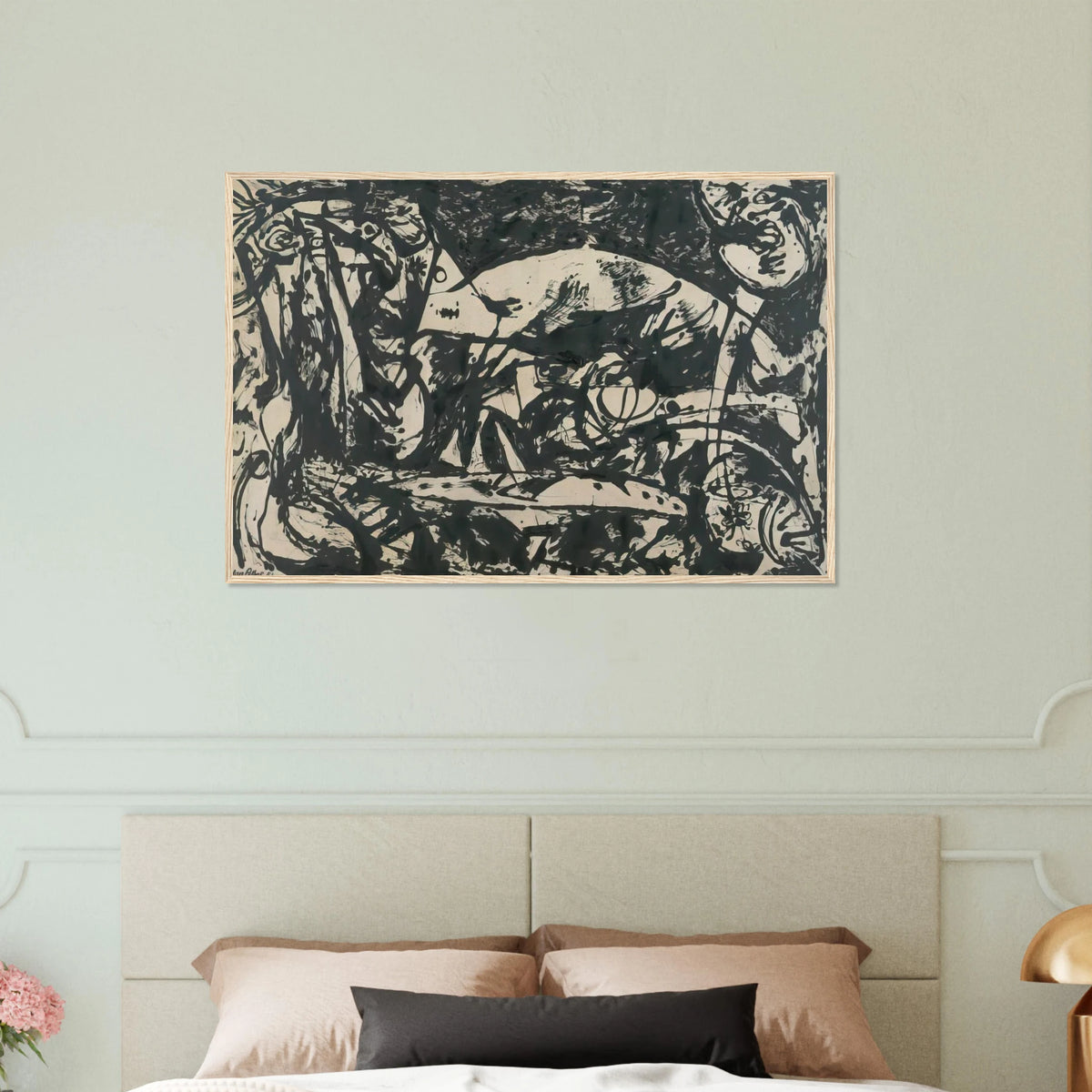 NUMBER 14 Framed Poster | Jackson Pollock Framed Prints Wall Art | Jackson Pollock Store