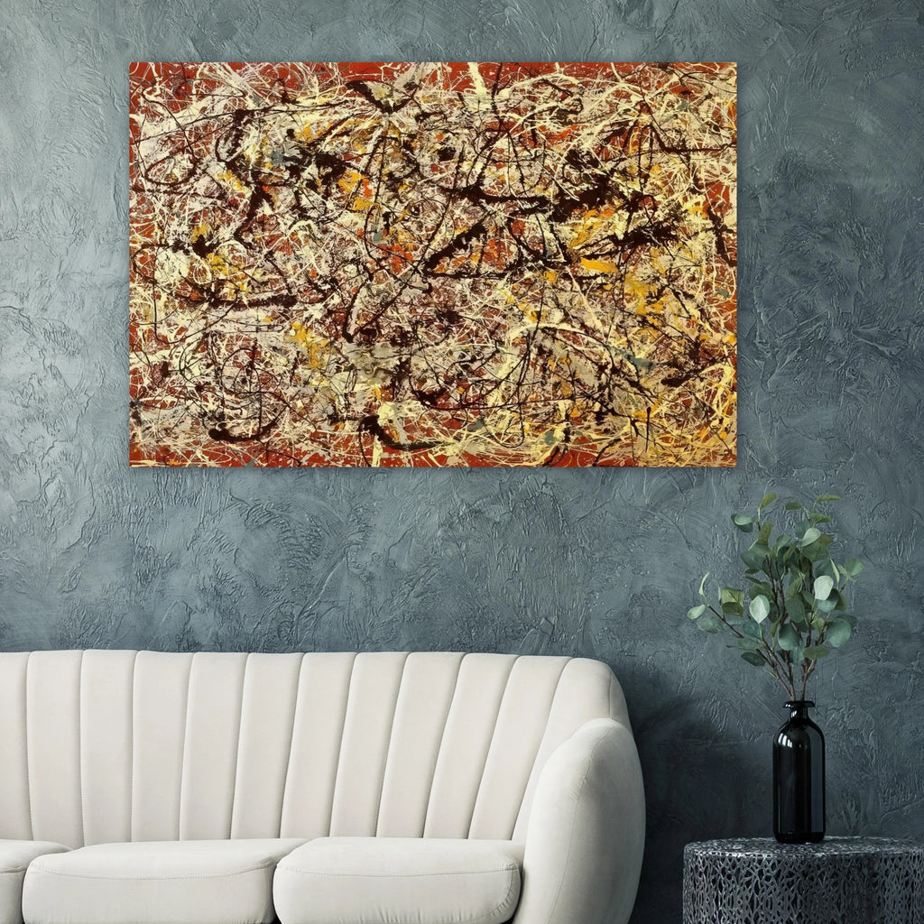 MURAL ON INDIAN RED GROUND 1950 Poster | Jackson Pollock Poster | Jackson Pollock Store