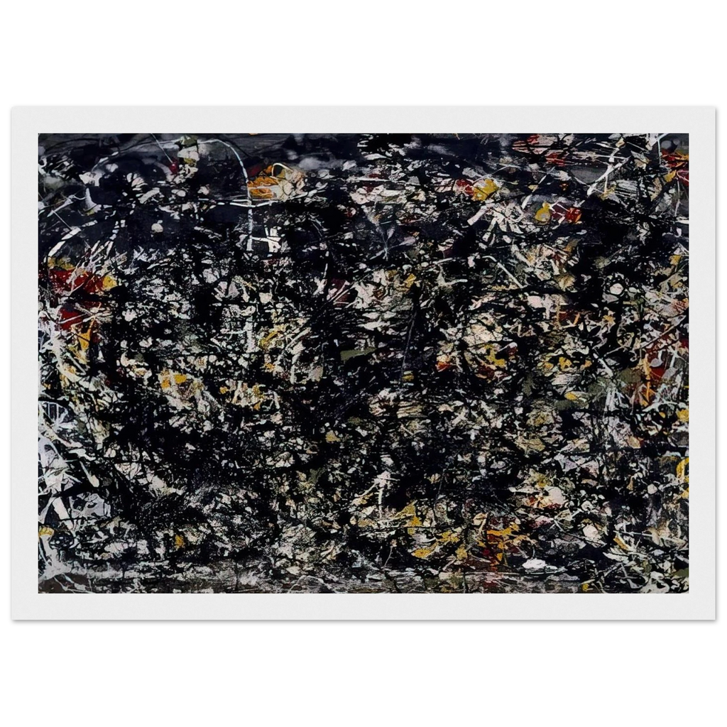 NUMBER 6 1949 Framed Poster | Jackson Pollock Framed Prints Wall Art | Jackson Pollock Store