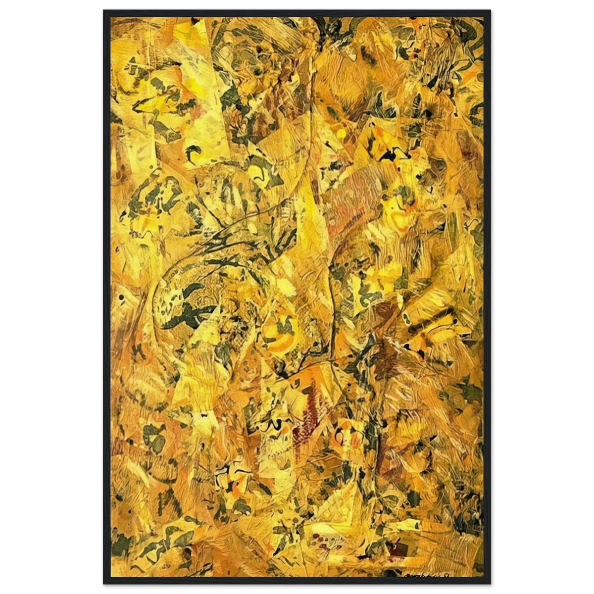 NUMBER 2 Framed Poster | Jackson Pollock Framed Prints Wall Art | Jackson Pollock Store
