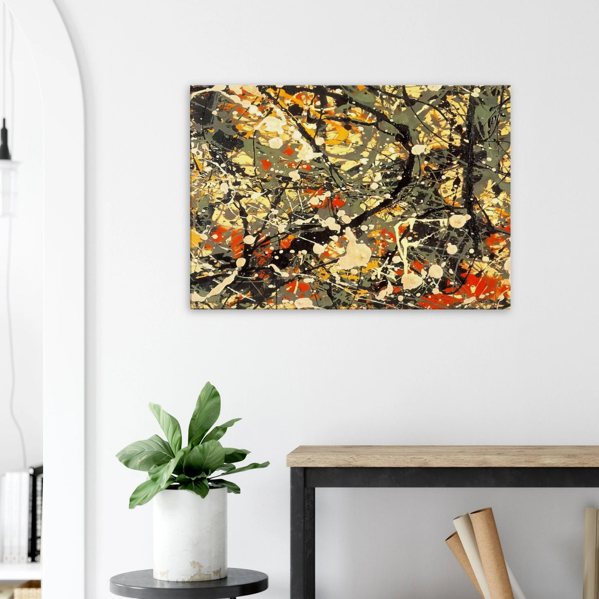 NUMBER 8 DETAIL Canvas | Jackson Pollock Canvas | Jackson Pollock Store
